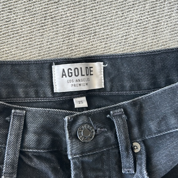 AGOLDE Jean shorts size 25 black - Picture 2 of 3
